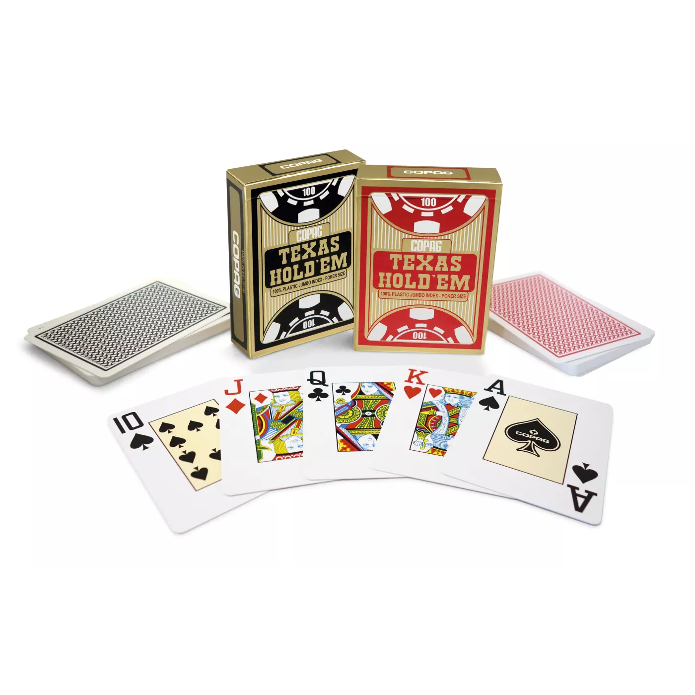 Copag Gold Poker 100% Plastic (A L'unité, Sous Blister) – Image 3