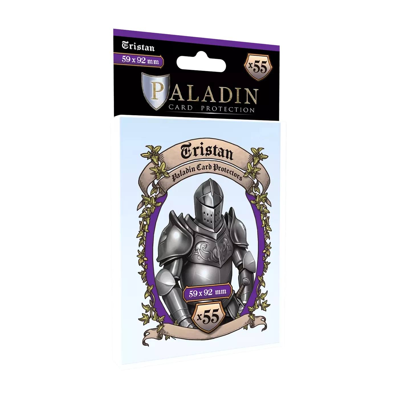 (Lot De 10) Sleeves Paladin - Tristan (Standard Euro) - 59X92Mm