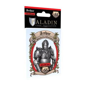 (Lot De 10) Sleeves Paladin - Arthur (Mini European) - 45X68Mm