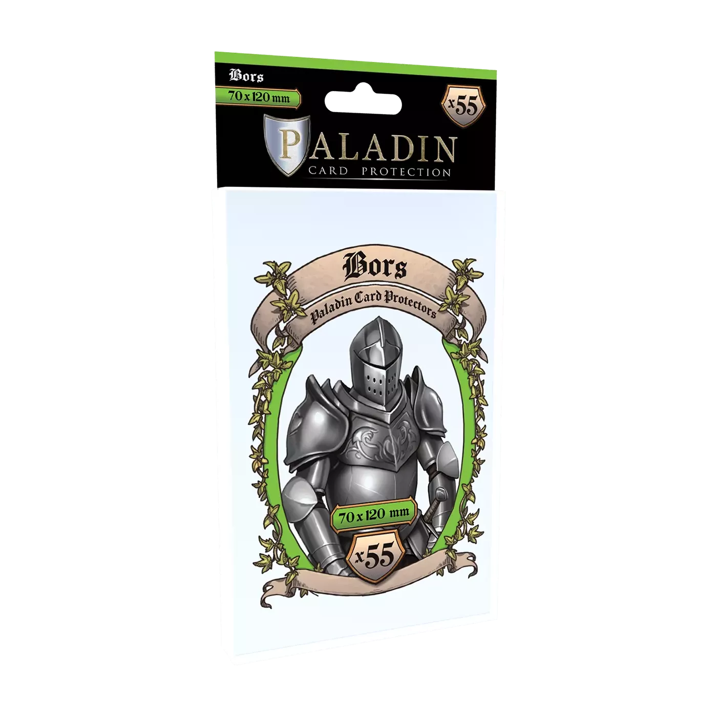 (Lot De 10) Sleeves Paladin - Bors (Tarot) - 72X120Mm