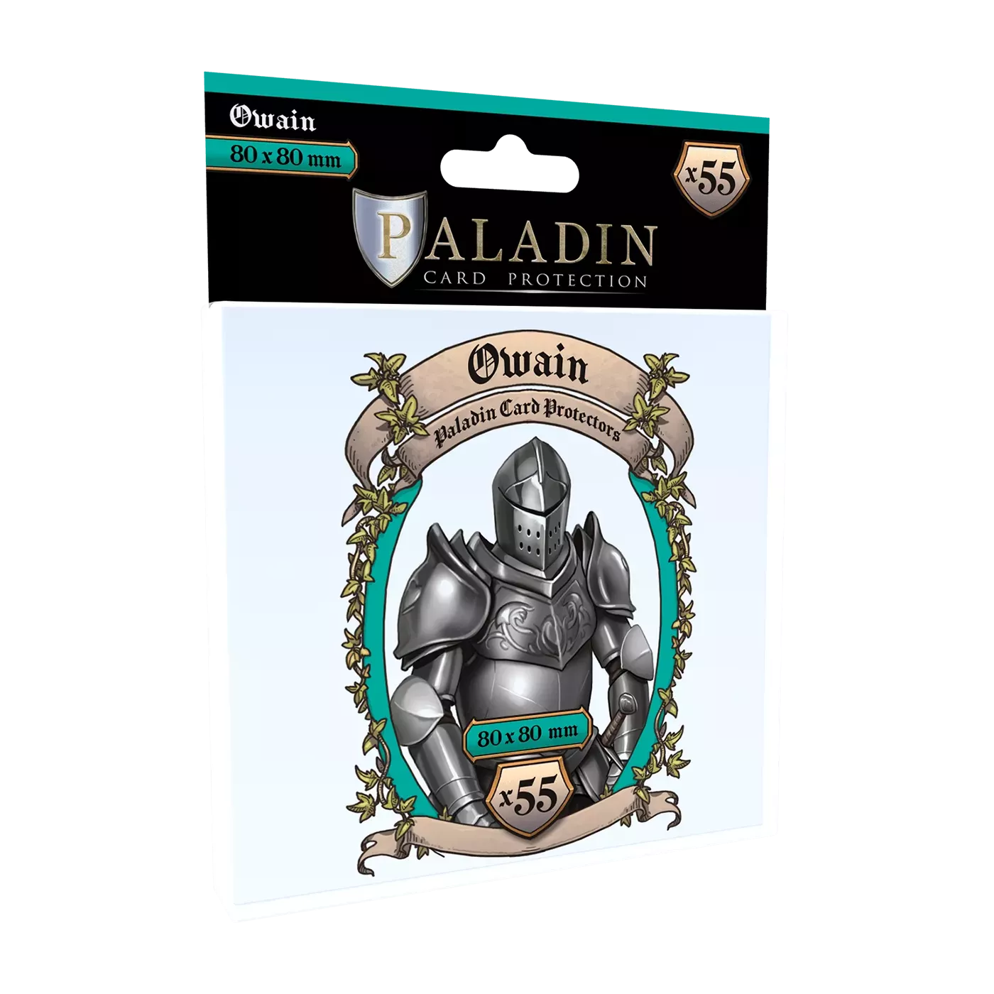 (Lot De 10) Sleeves Paladin - Owain (Large Square) - 80X80Mm
