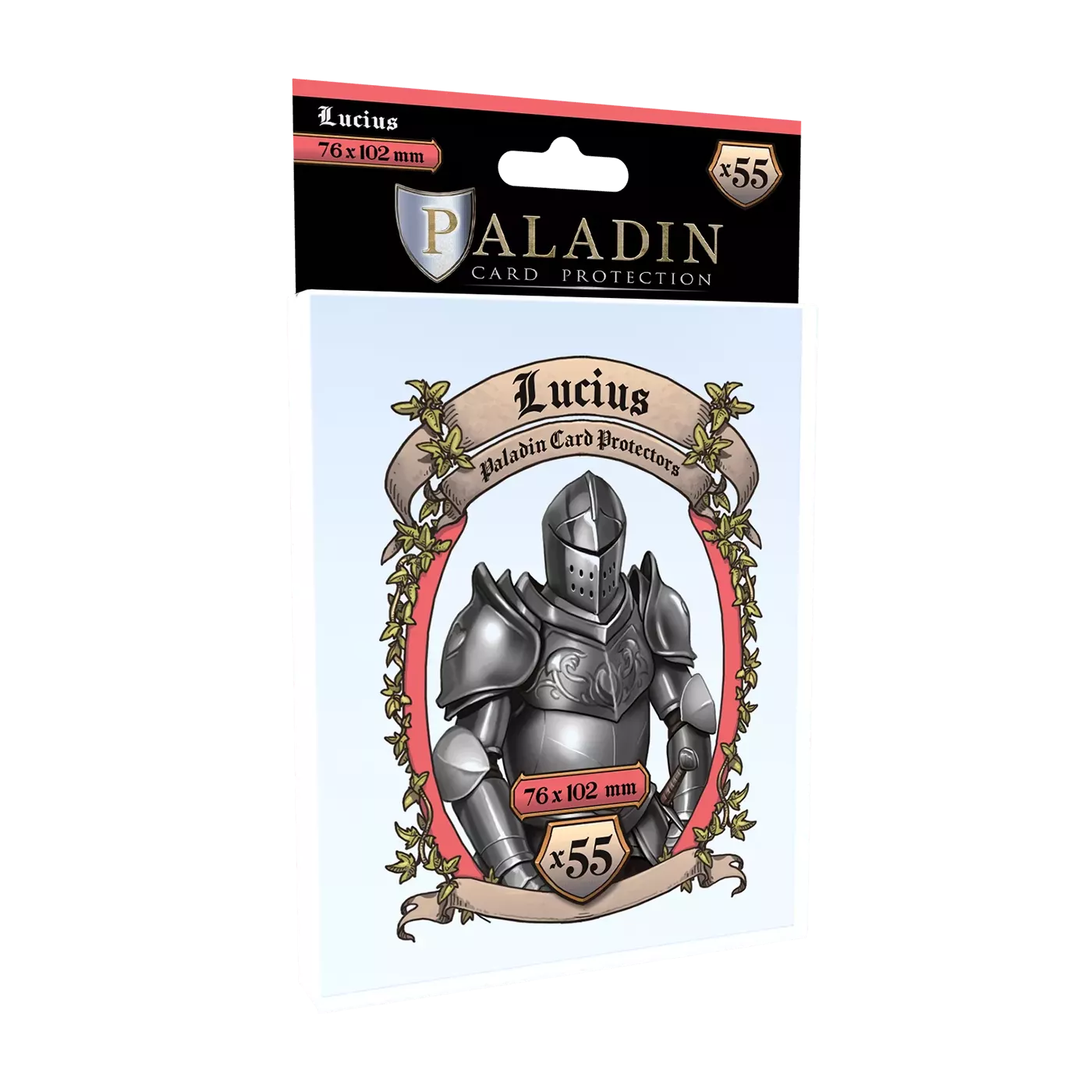 (Lot De 10) Sleeves Paladin - Lucius - 76X102Mm