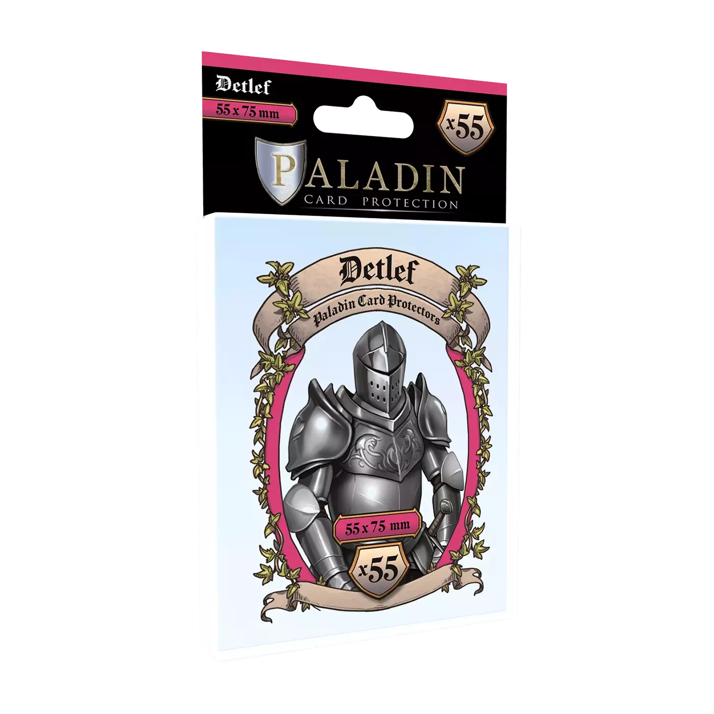 (Lot De 10) Sleeves Paladin - Detlef (Premium Medium Wider) - 55X75Mm