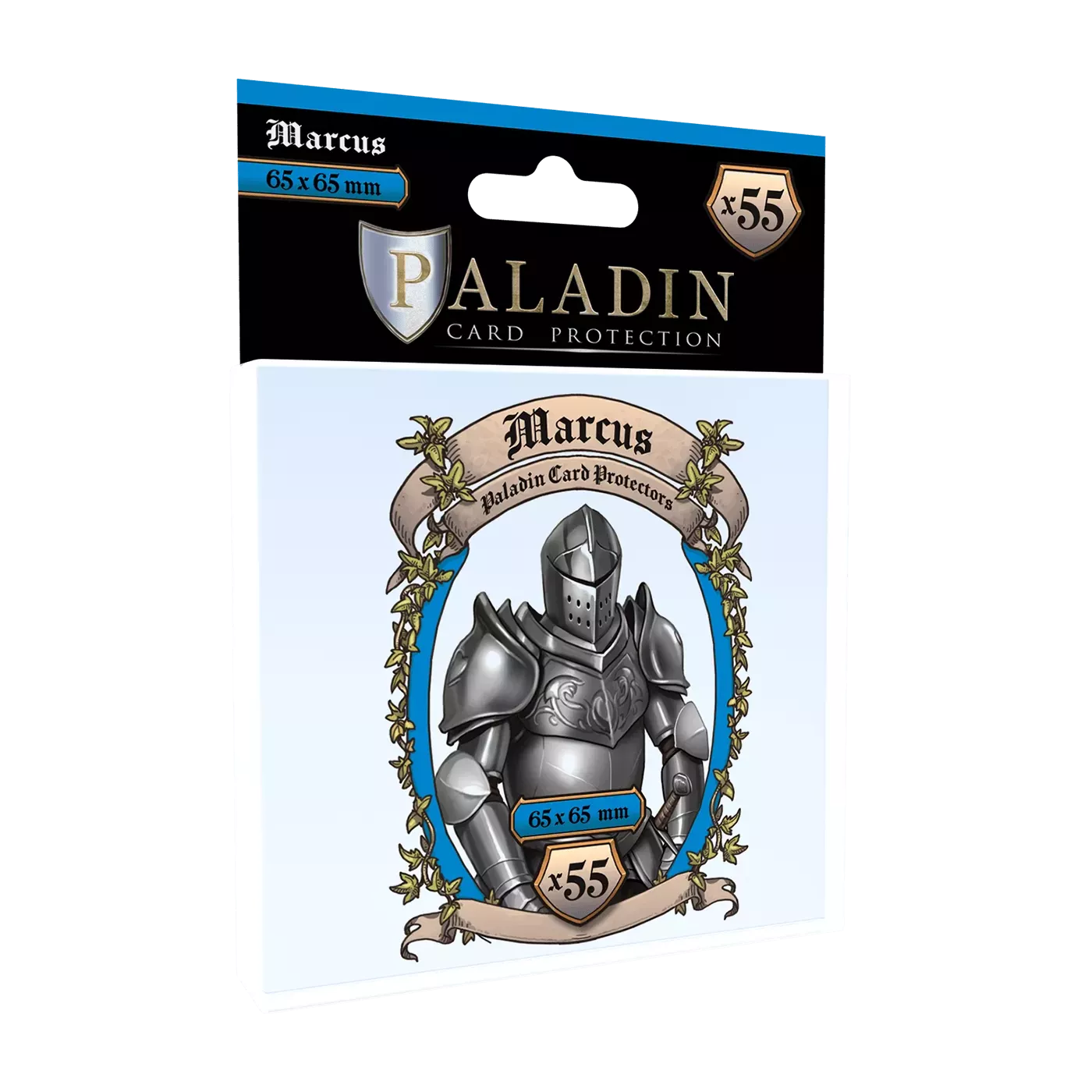 (Lot De 10) Sleeves Paladin - Marcus (Medium Small Square) - 65X65Mm