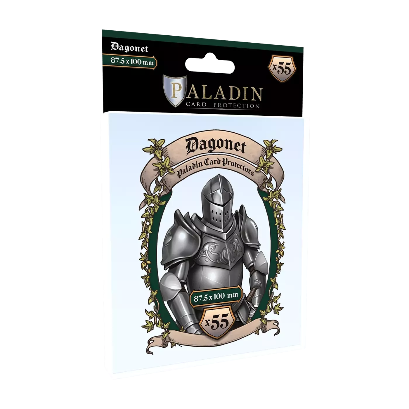 (Lot De 10) Sleeves Paladin - Dagonet - 87,5X100Mm