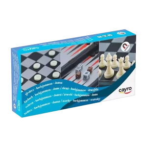 3 Jeux Magnétiques : Échecs, Dames Et Backgammon