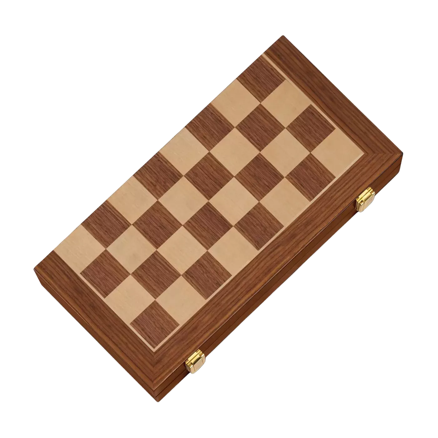 Échecs Luxe En Bois Marqueterie 41X41 Cm – Image 2