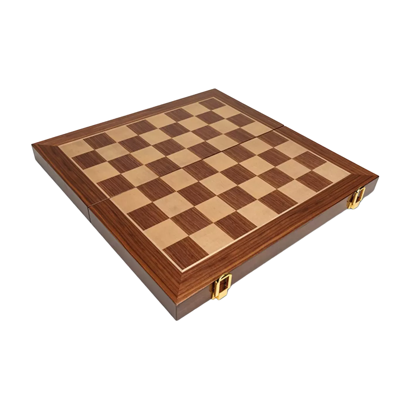 Échecs Luxe En Bois Marqueterie 41X41 Cm – Image 4