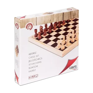 Echecs En Bois 30X30 Cm