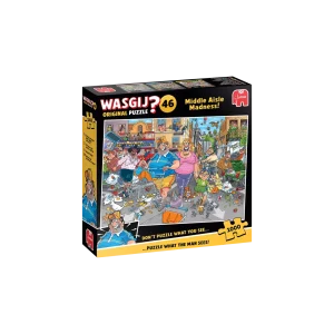 Wasgij Original 46 - 1000 Pcs - Frénésie D’achat Dans L’allée Centrale !