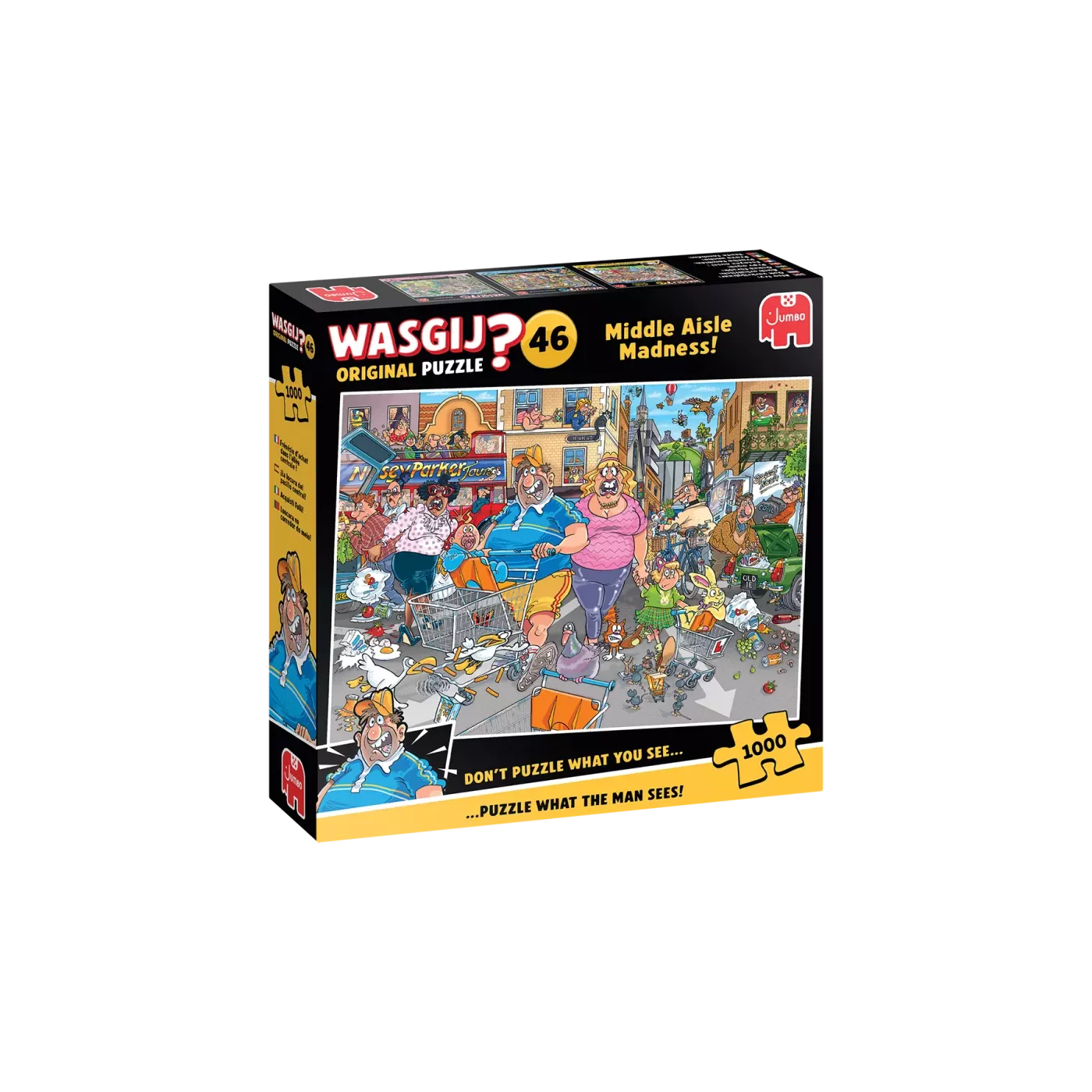Wasgij Original 46 - 1000 Pcs - Frénésie D’achat Dans L’allée Centrale !