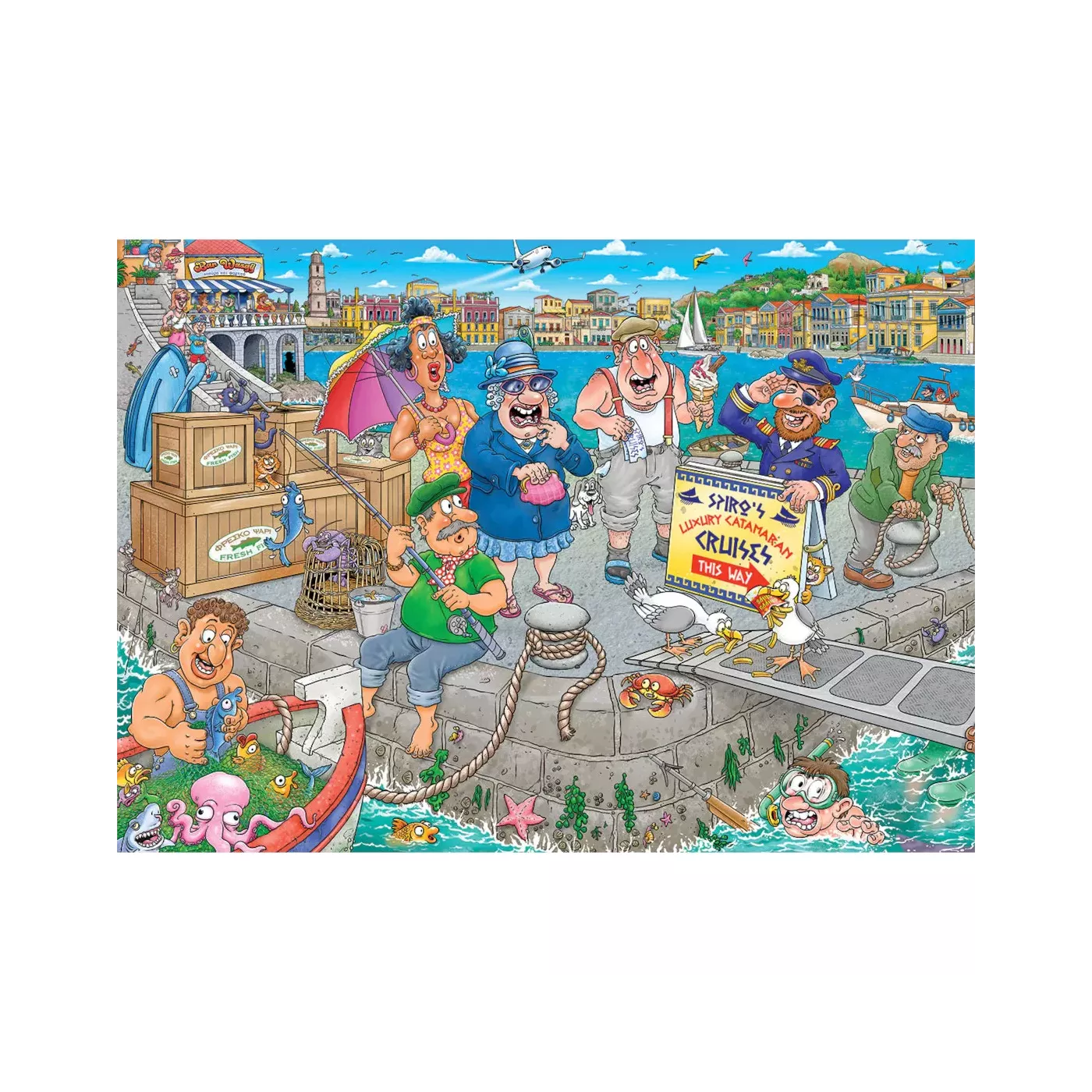 Wasgij Original 47 - 1000 Pcs - Le Radeau À La Dérive – Image 2