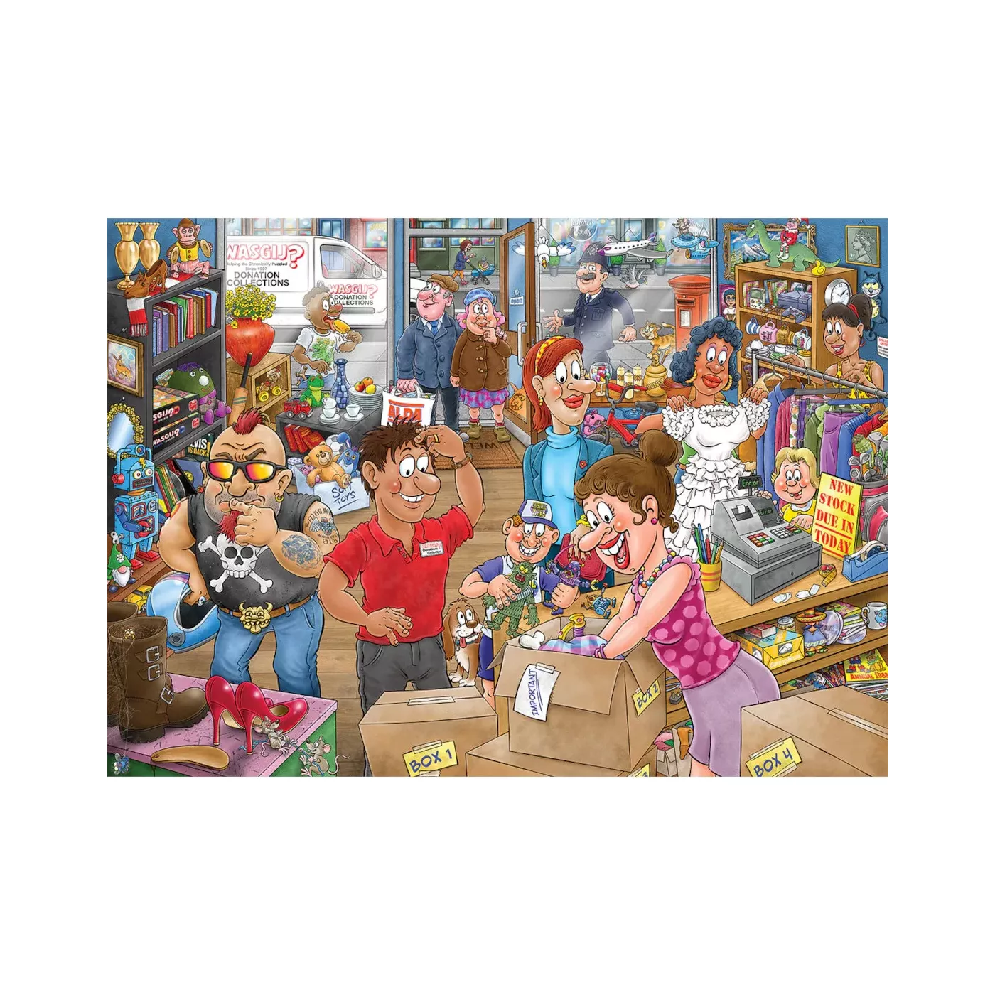Wasgij Mystery 29 - 1000 Pcs - Un Fiasco Embarrassant – Image 2