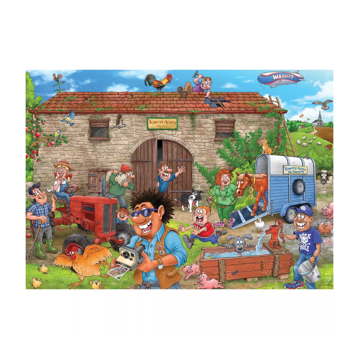 Wasgij Destiny 30 - 1000 Pcs - Les Moissons Du Bonheur – Image 2