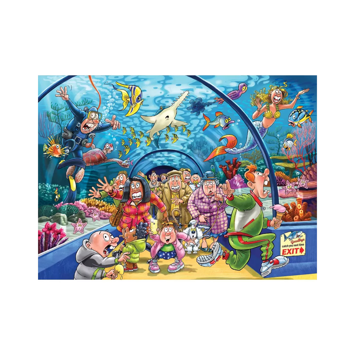 Wasgij Original 43 - 1000 Pcs - Ça Sent Le Poisson – Image 2