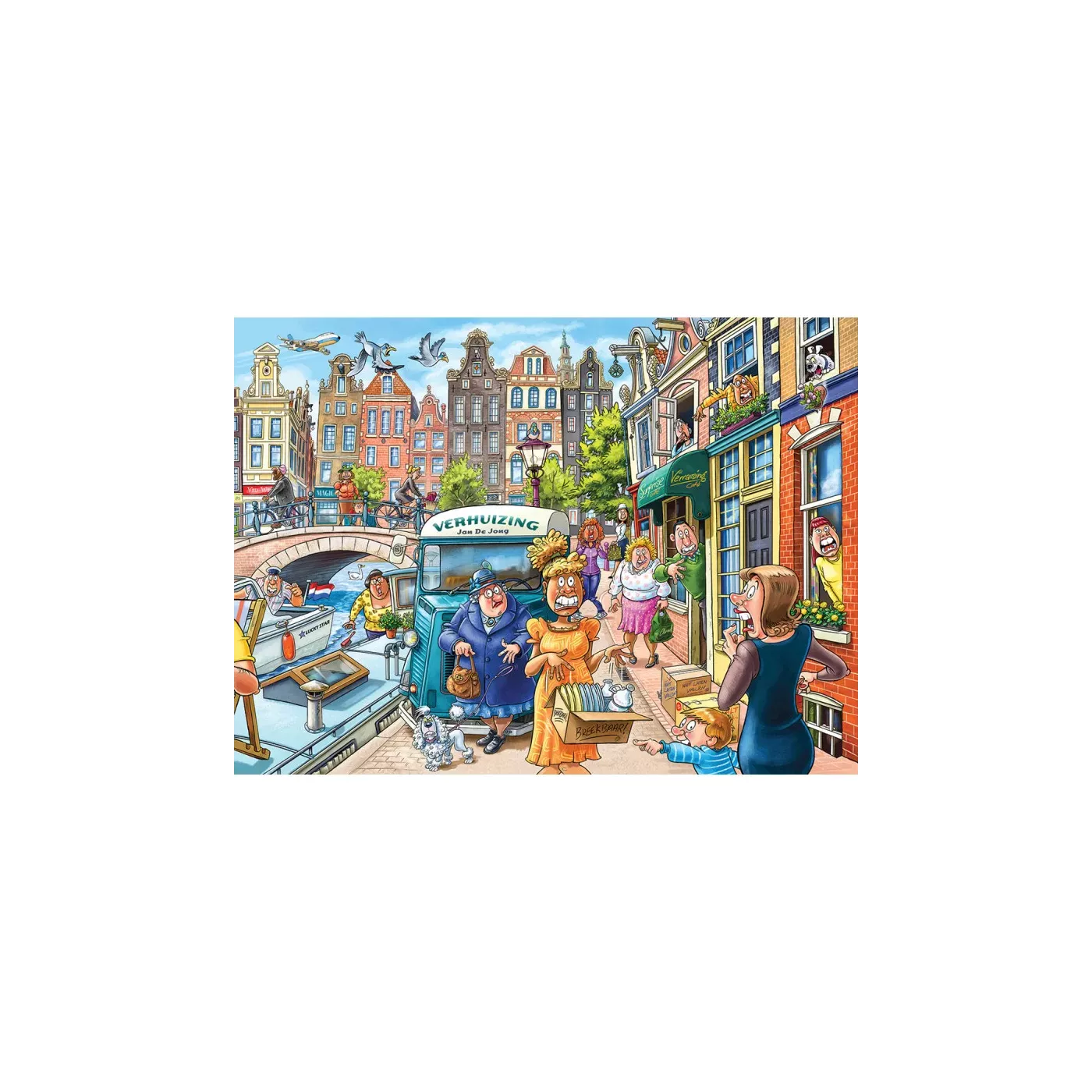 Wasgij Original 45 - 1000 Pcs - La Journée Du Déménagement !