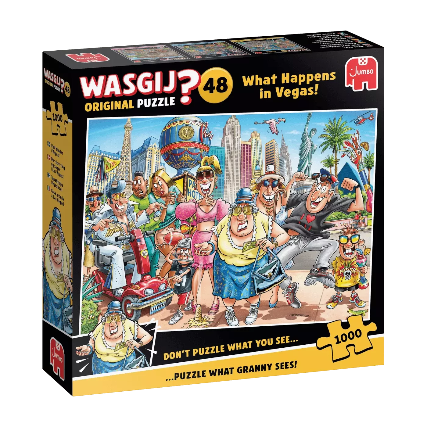 Wasgij Original 48 - 1000 Pcs - Ce Qui Se Passe À Vegas !
