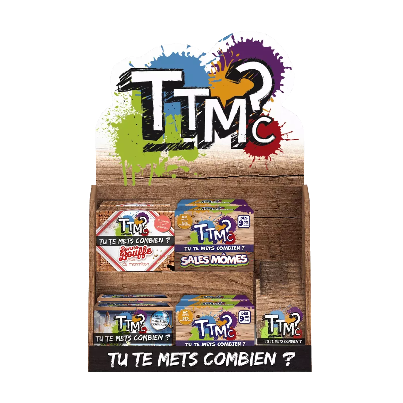 Présentoir Comptoir TTMC - Format Escapade