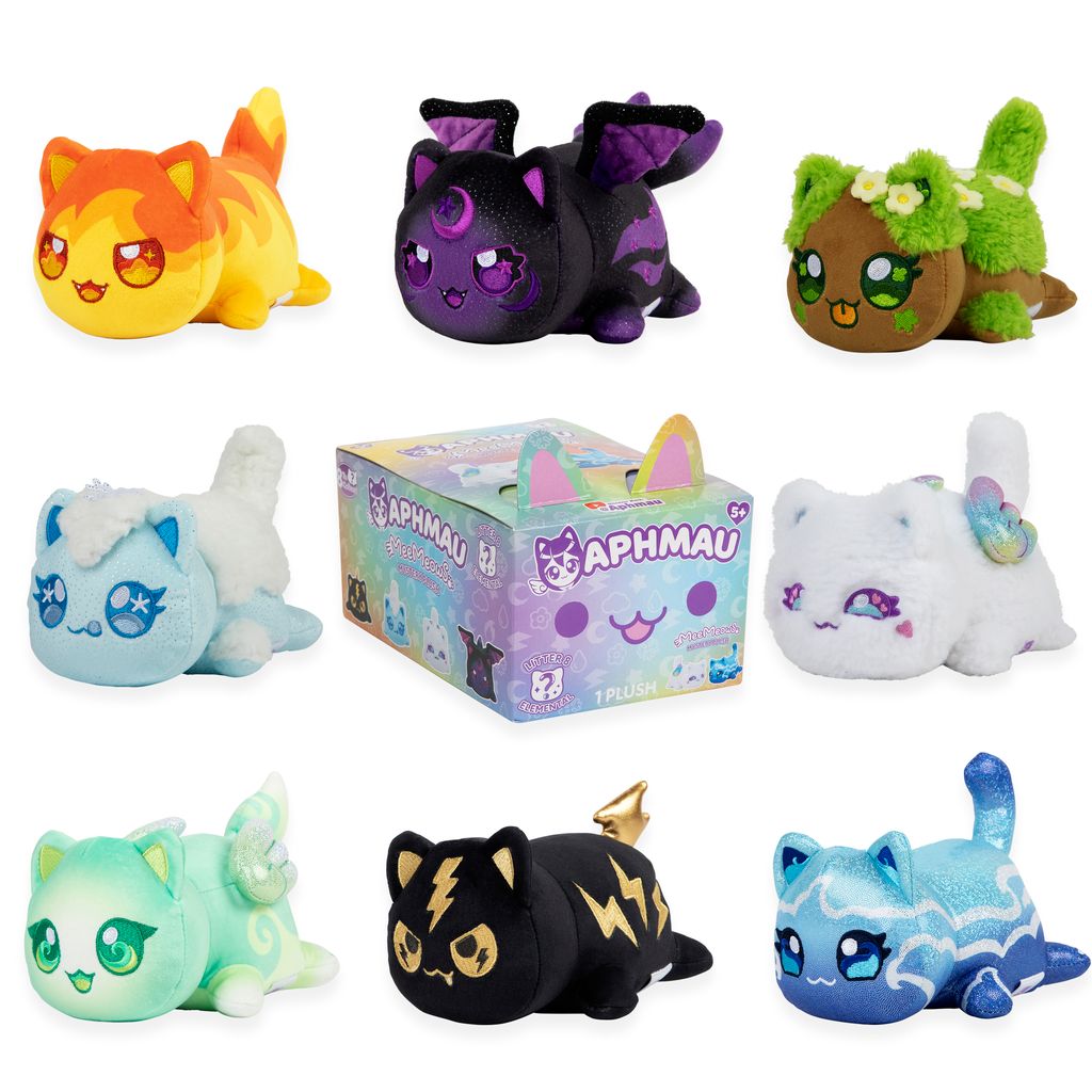 Aphmau Meemeow Elemental Mystery Plush 15cm Serie 8 - Blind Box (9 Plush) – Image 3