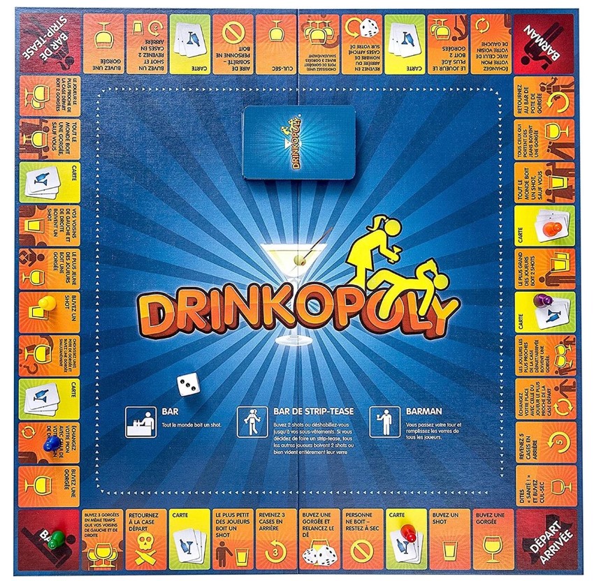 Drinkopoly jeu de plateau Français – Image 2