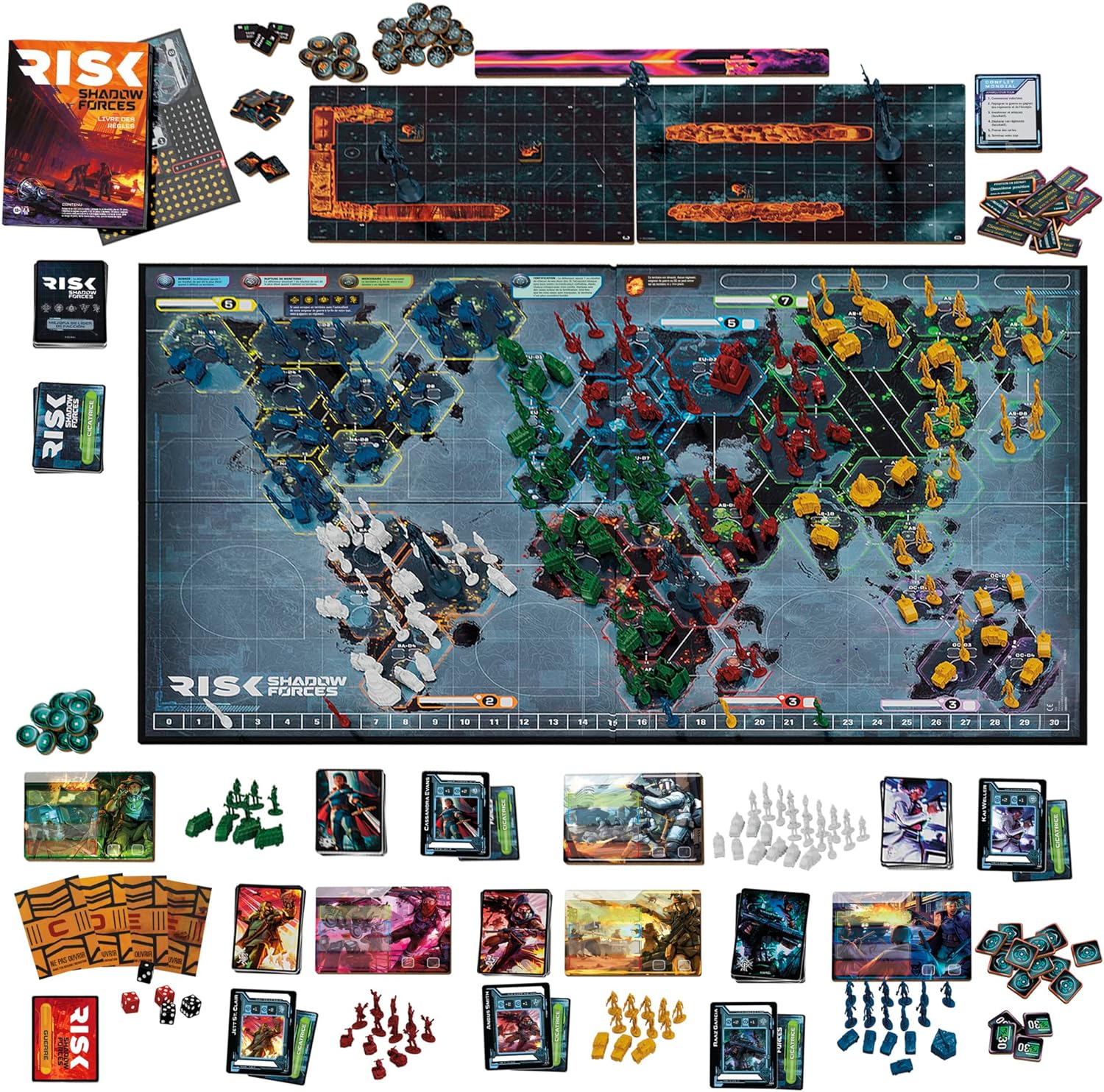 Risk Shadow Forces Jeu de plateau Avalon Hill FRANCAIS – Image 2