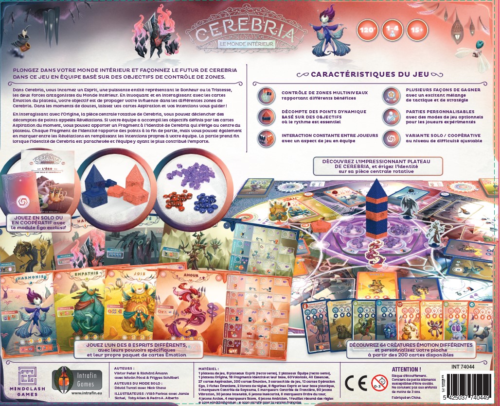 Cerebria, Le monde intéri: jeu de plateau VF – Image 2