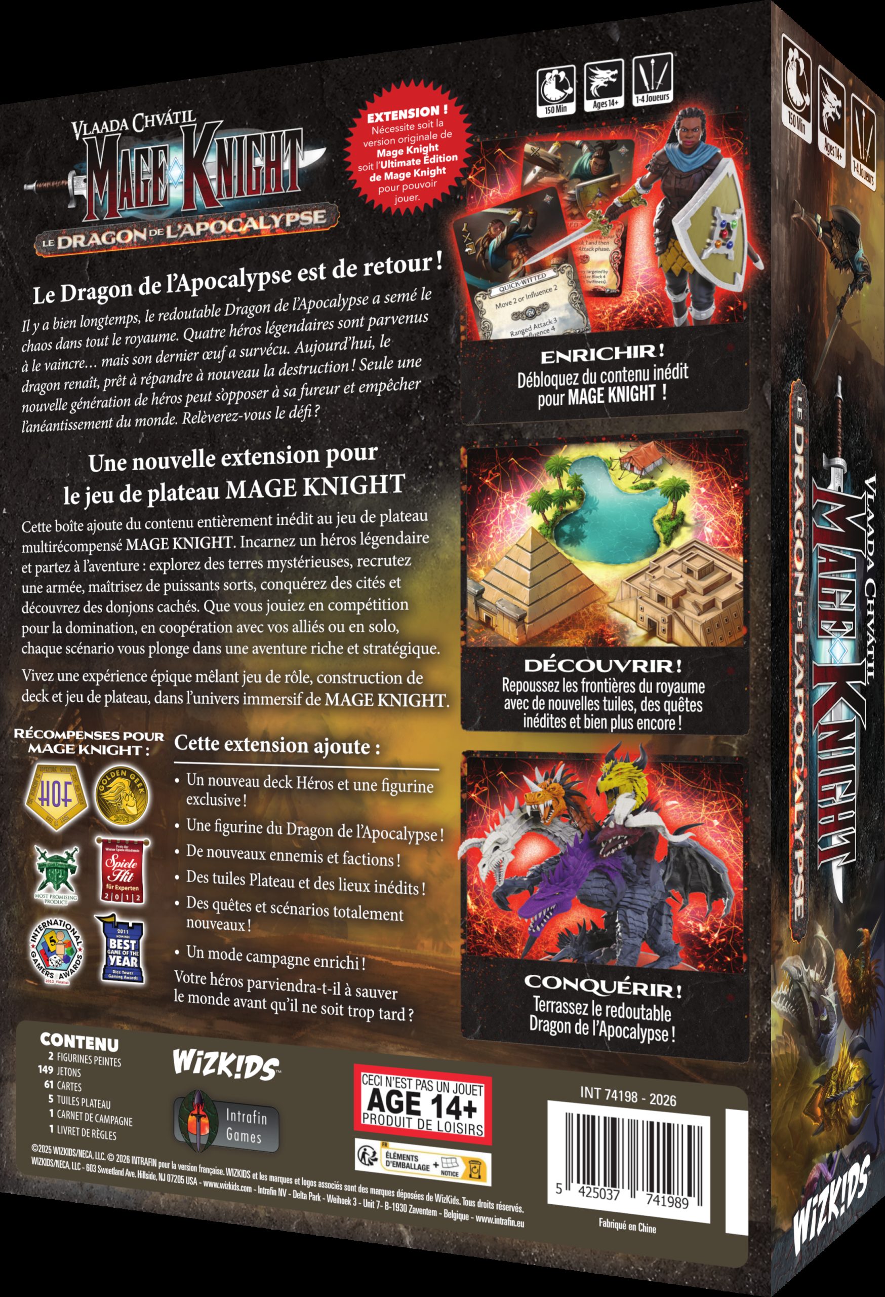 Ultimate Mage Knight FR Le Dragon de l'Apocalypse extension – Image 2