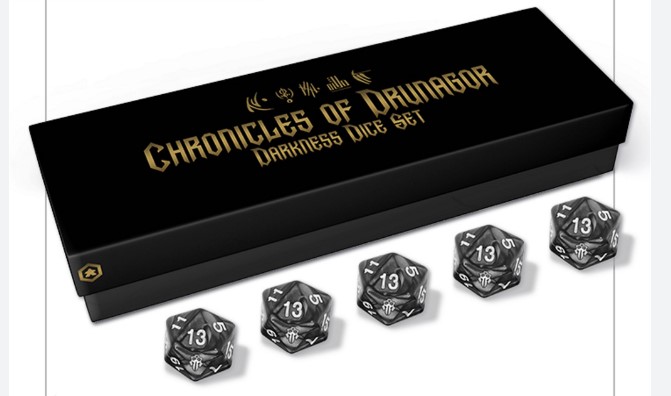 Chroniques de Drunagor set de dés