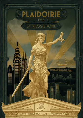 Plaidoirie : La Trilogie Noire FR- jeu de plateau