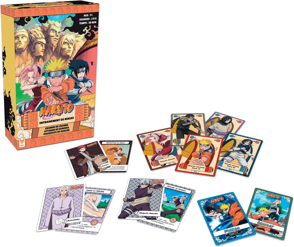 Naruto - Entraînement de Ninjas - jeu de cartes FR