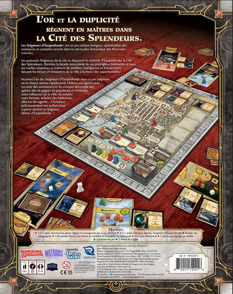Les Seigneurs d'Eauprofonde - jeu de plateau – Image 2