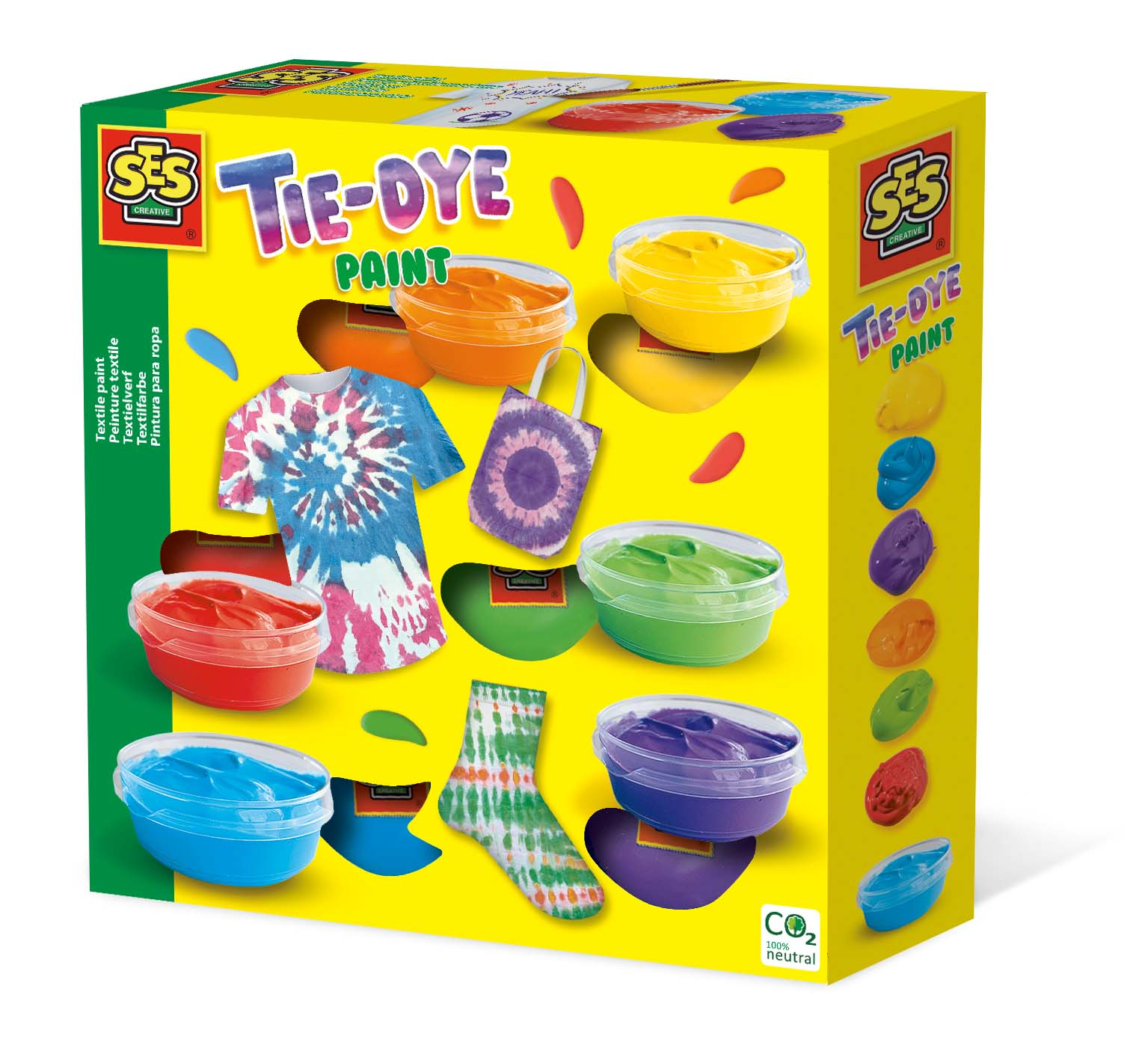 Tie-dye textielverf - Peinture textile tie-dye