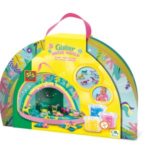 Glitter paarden wereld - Speelkoffer - Monde des chevaux scintillants (valise de jeu)