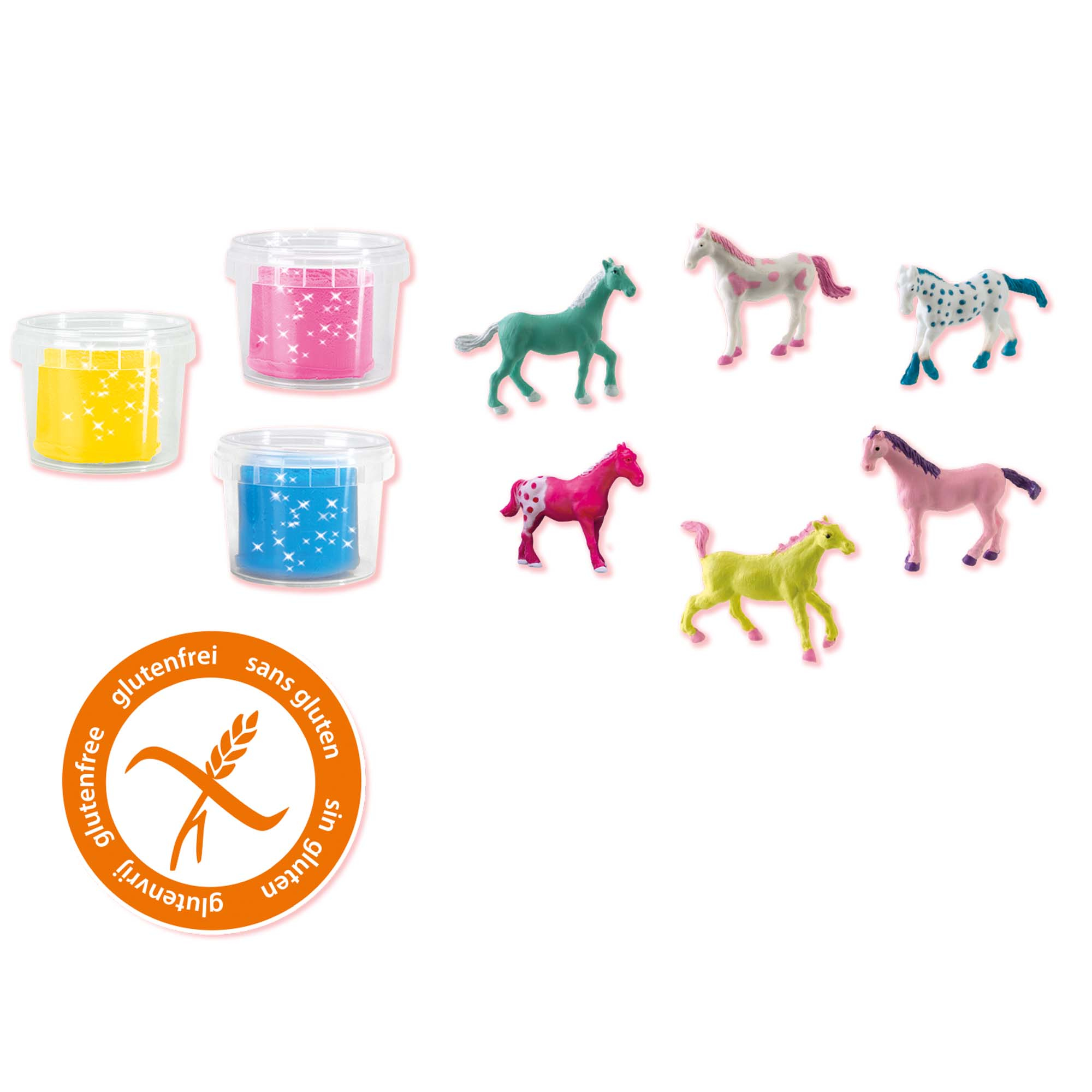 Glitter paarden wereld - Speelkoffer - Monde des chevaux scintillants (valise de jeu) – Image 2