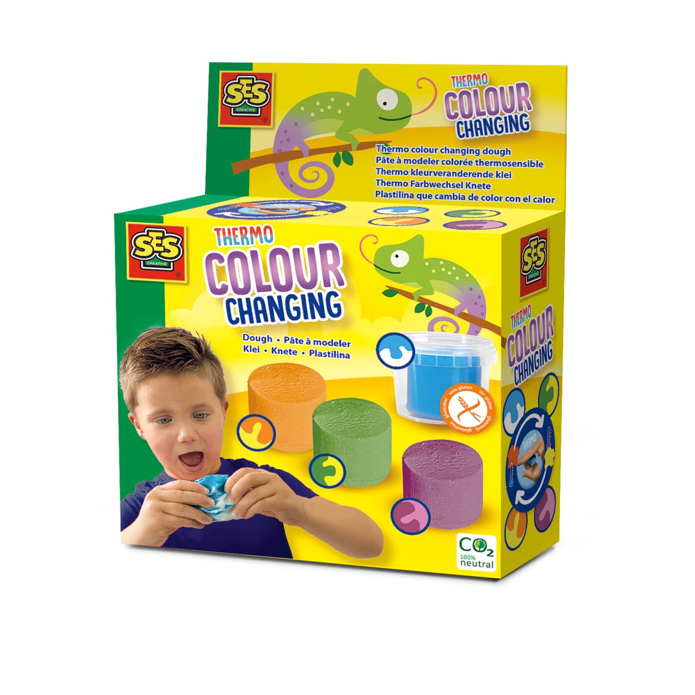 Thermo kleurveranderende klei / Pâte à modeler colorée thermosensible