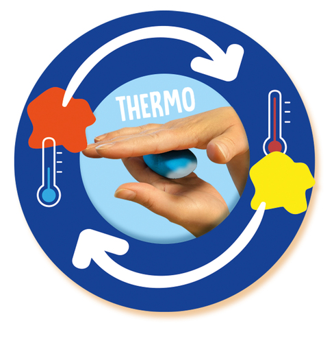 Thermo kleurveranderende klei / Pâte à modeler colorée thermosensible – Image 3