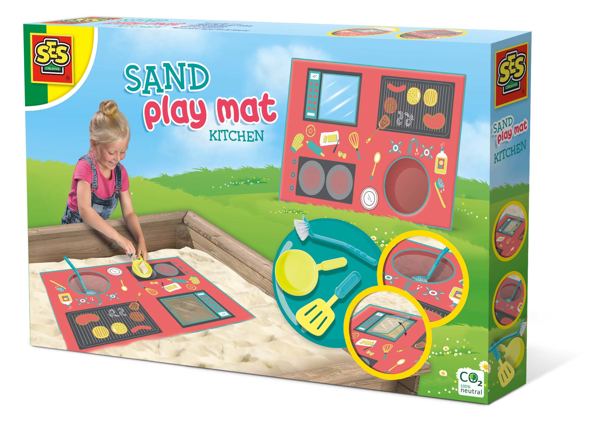 Zand speelmat - Keuken - Tapis de jeu sur sable - Cuisine