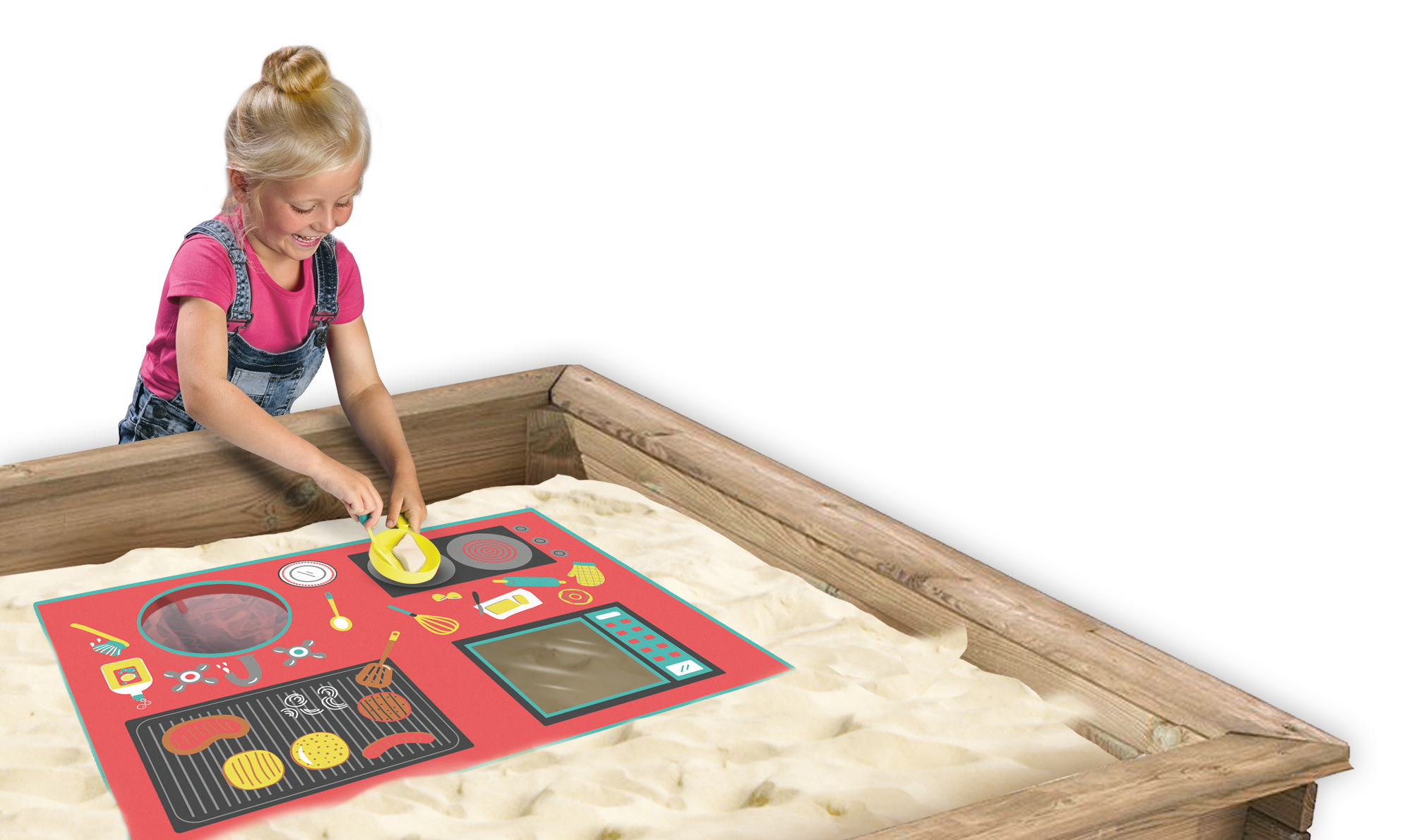 Zand speelmat - Keuken - Tapis de jeu sur sable - Cuisine – Image 3