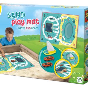 Zand speelmat - Water en wegen - Tapis de jeu sur sable - Eau et routes