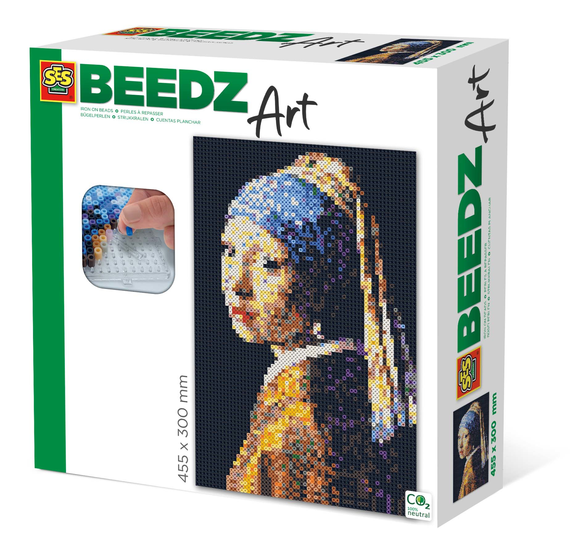 Beedz Art - Vermeer - Girl with pearl earing