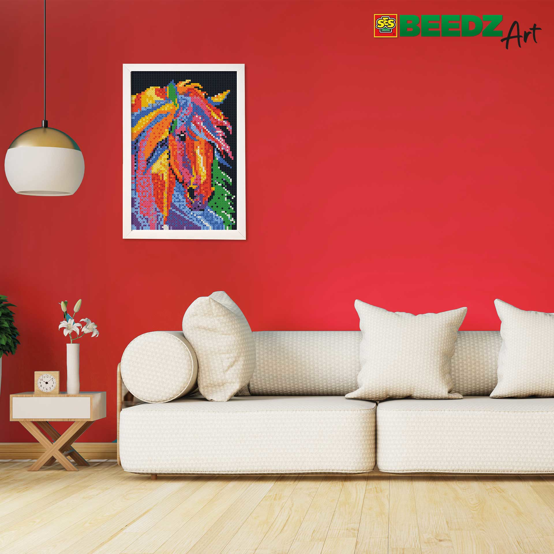 Beedz Art - Paard fantasie - Cheval fantaisie – Image 4