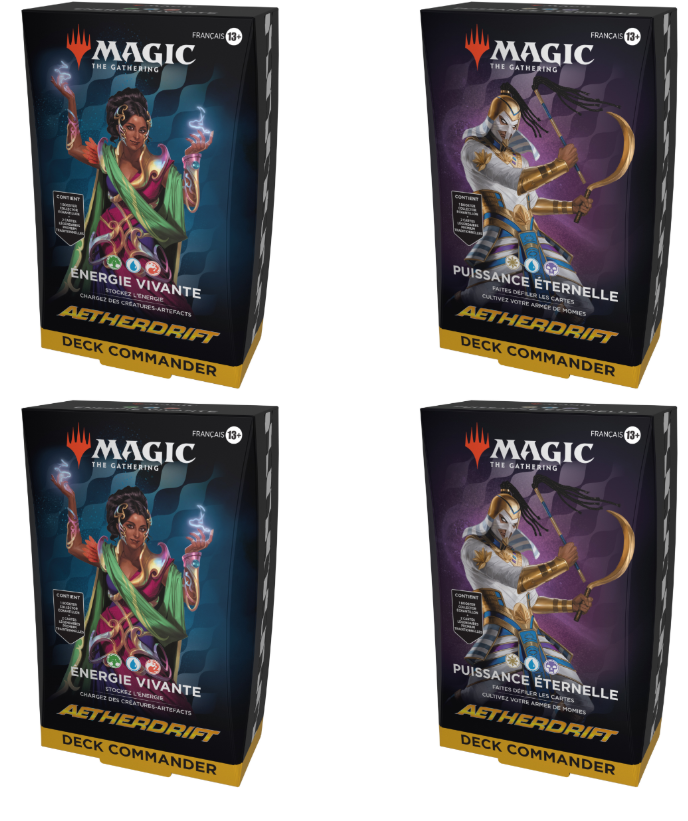 MTG Aetherdrift Commander Deck display VF (4)