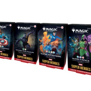 MTG Marvel Super Heroes VF Commander Deck Display (4ct)