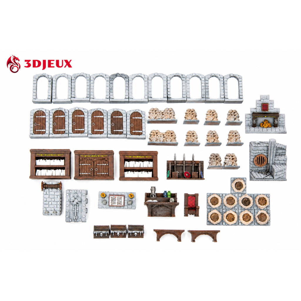 Décors 3D compatible avec Heroquest
