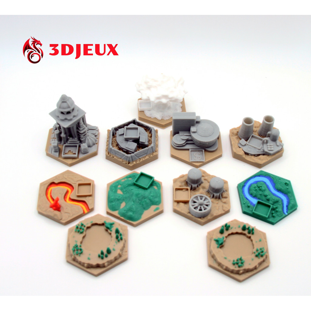 Terraforming Mars - 3D Set (55 tuiles) – Image 2