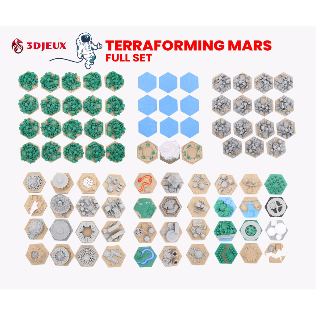 Terraforming Mars - 3D Set (55 tuiles) – Image 3